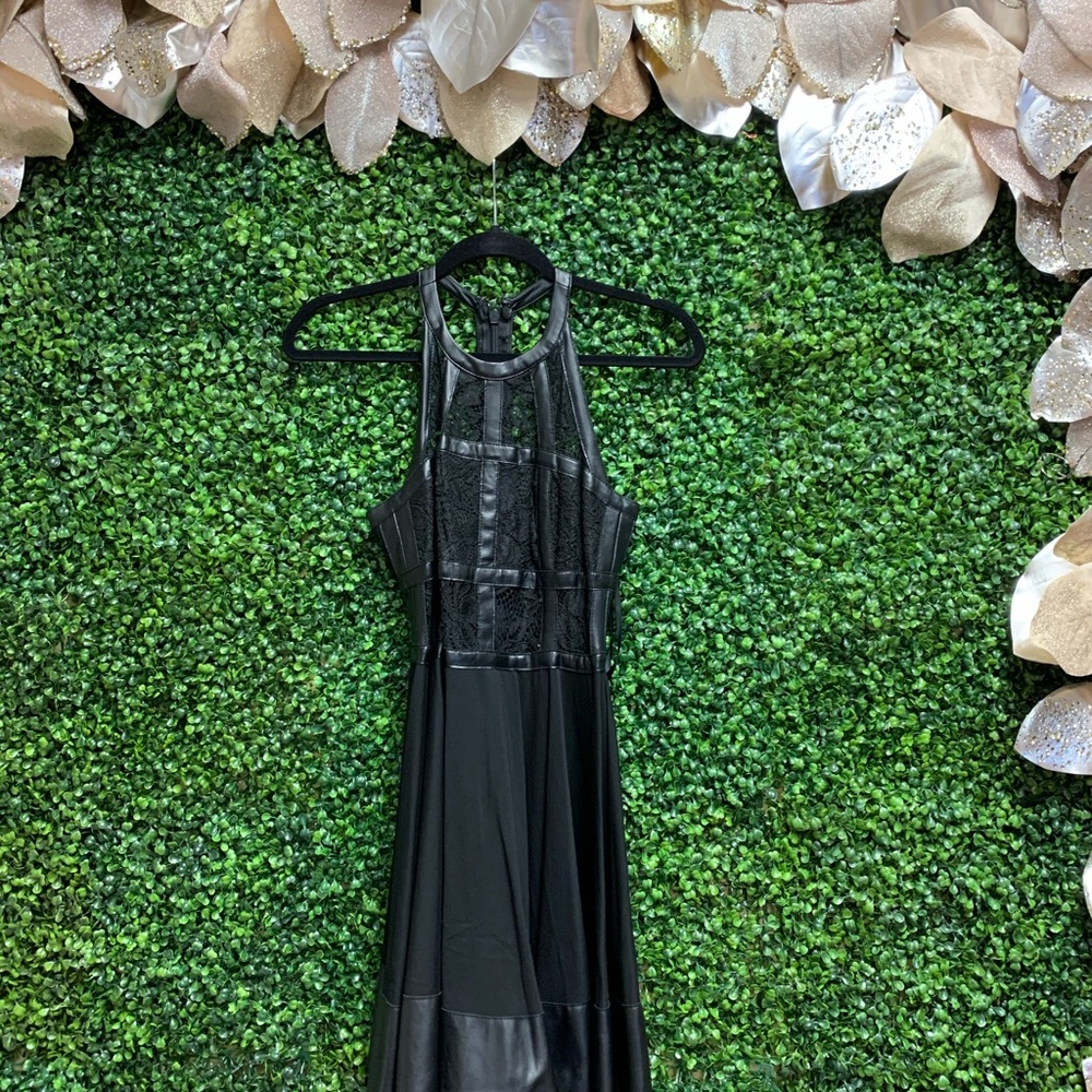 Worn once . Bebe black mini dress